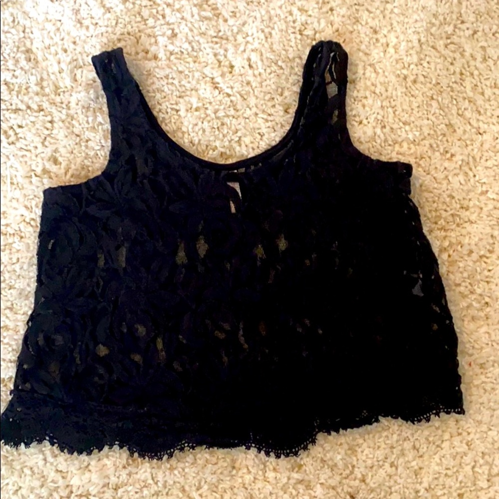 Xhilaration Black Lace Top - Picture 11 of 16
